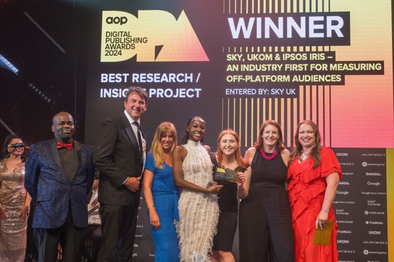 Ipsos iris and Sky win at AOP's DPA 2024