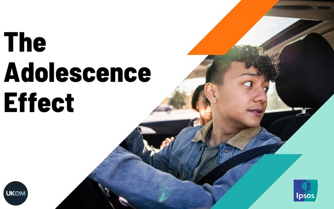 A teenager in a car